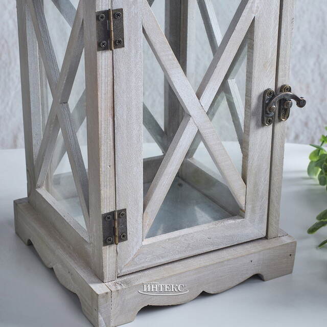 Подсвечник фонарь Розелли 41*16 см белый Koopman (Купман)