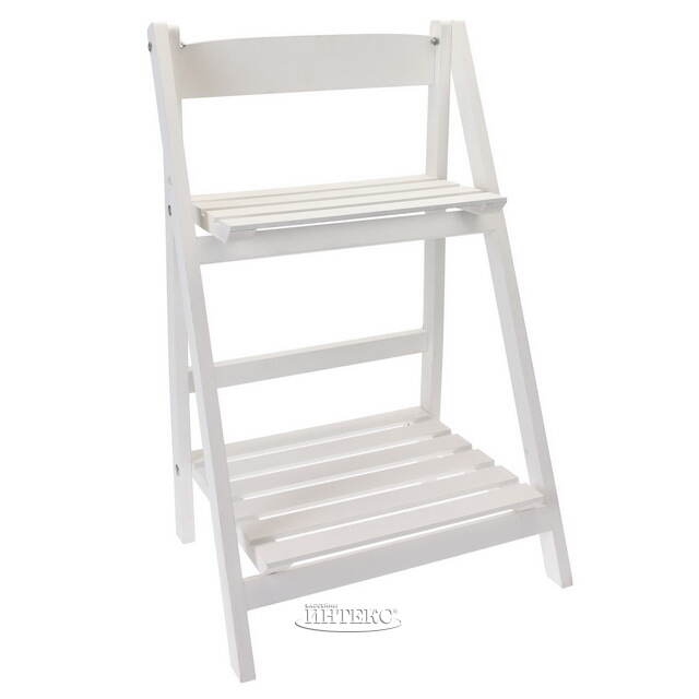 Деревянная этажерка Де Вирель 66*41 см белая Koopman