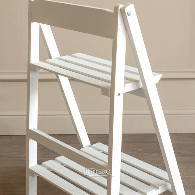 Деревянная этажерка Де Вирель 66*41 см белая Koopman