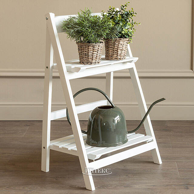 Деревянная этажерка Де Вирель 66*41 см белая Koopman