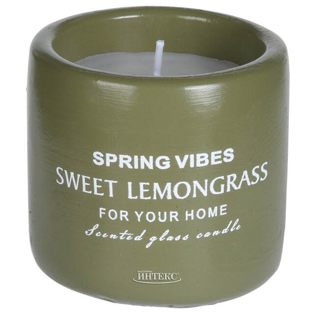 Ароматическая свеча в стакане Relaxation - Лемонграсс 8 см Koopman (Купман)