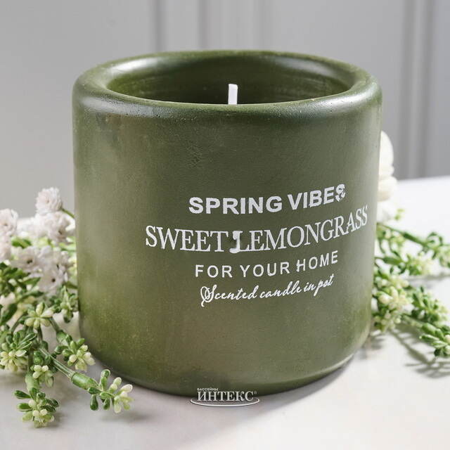 Ароматическая свеча в стакане Relaxation - Лемонграсс 8 см Koopman (Купман)