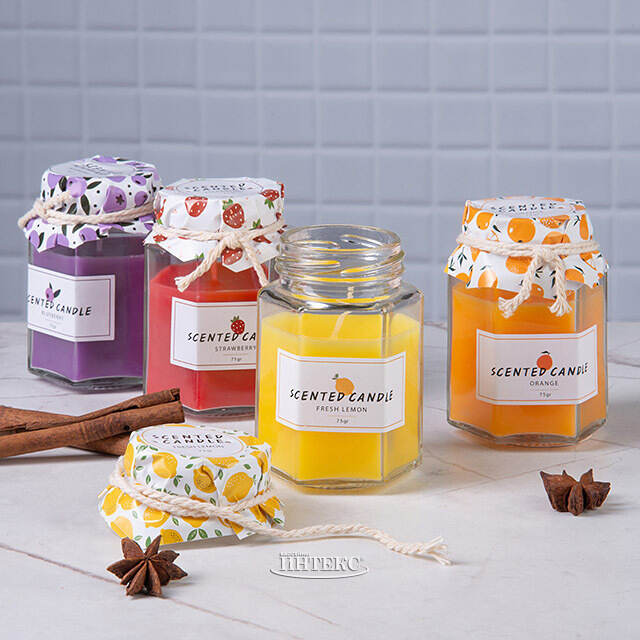 Набор ароматических свечей Бабушкино Варенье 8*5 см, 4 шт Koopman