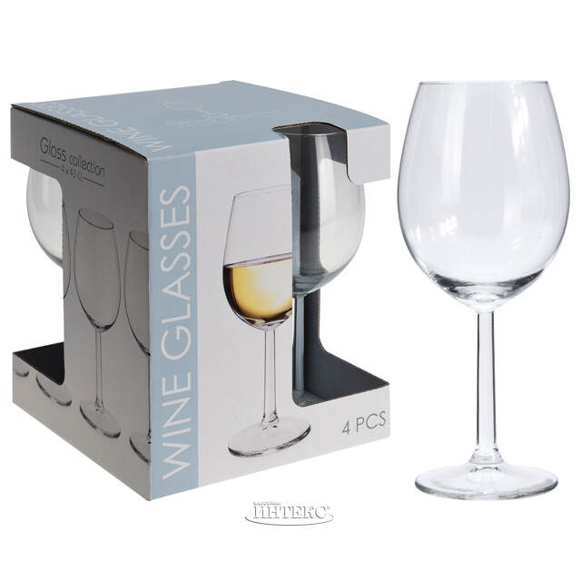 Набор бокалов для белого вина Moscato 20 см, 4 шт, 430 мл Koopman