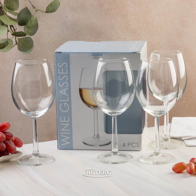 Набор бокалов для белого вина Moscato 20 см, 4 шт, 430 мл Koopman