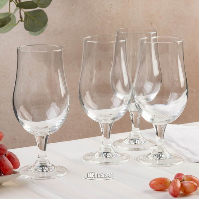 Набор стеклянных бокалов для пива Уотерфорд 370 мл, 4 шт Koopman