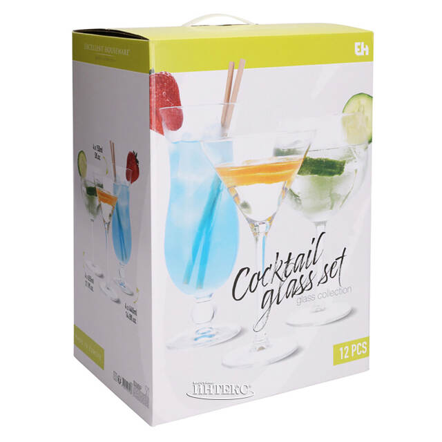 Набор бокалов для коктейлей Cocktail Brunch 12 шт Koopman (Купман)