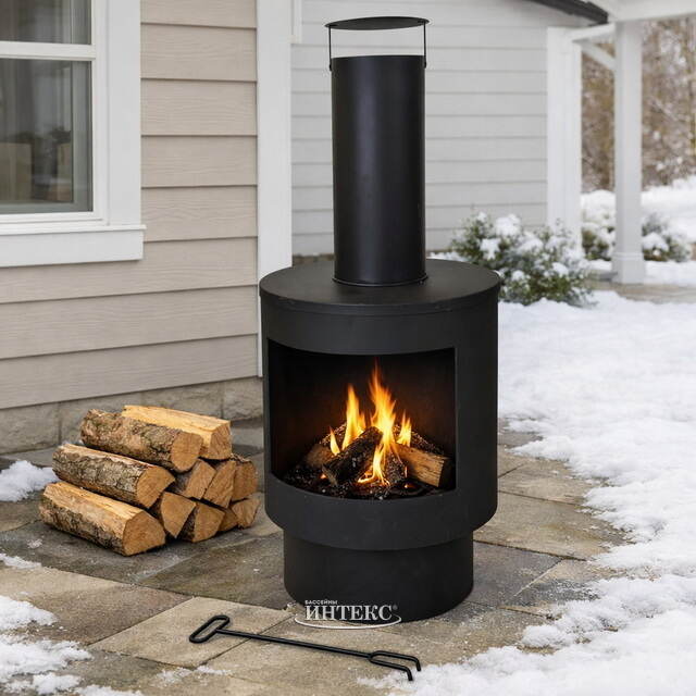 Очаг для костра Камин Блэкмет 112*45 см Koopman