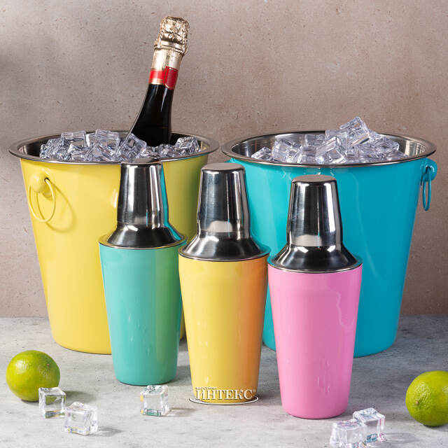 Шейкер для коктейлей Фанданго 500 мл, розовый Koopman