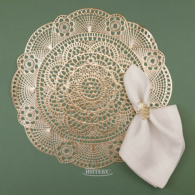Сервировочная салфетка Жозефин 35 см золотая Koopman