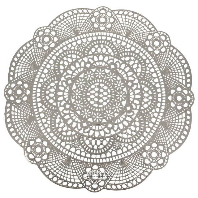 Сервировочная салфетка Жозефин 35 см серебряная Koopman