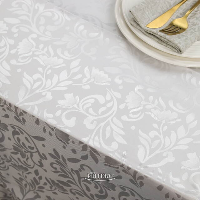 Скатерть Fleurs de Neige 220*150 см Koopman