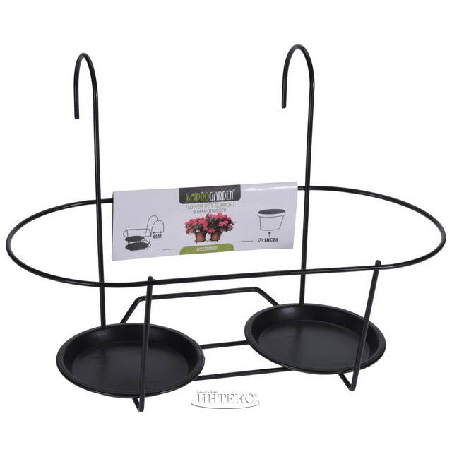 Подставка для цветов для балкона Инэс 40*28 см, металл Koopman