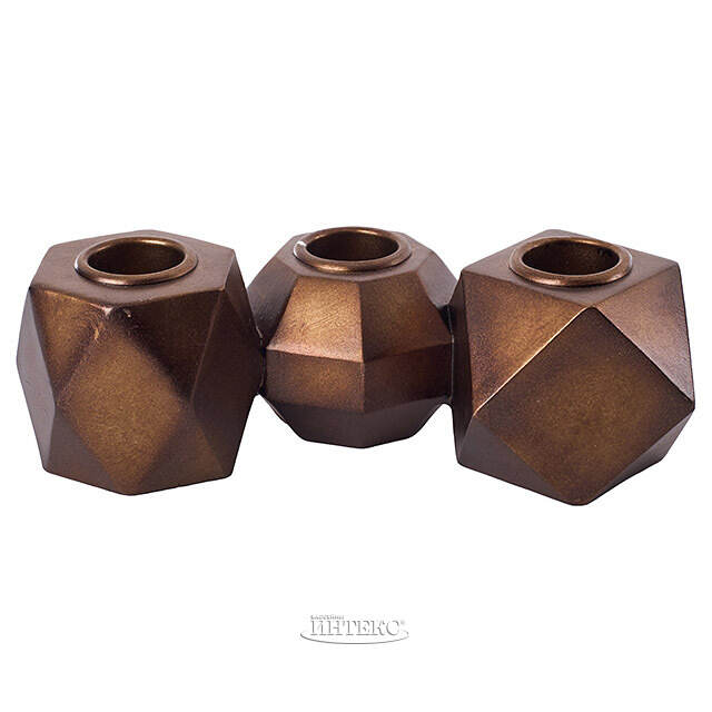 Металлический подсвечник De Bronzo 15 см Goodwill