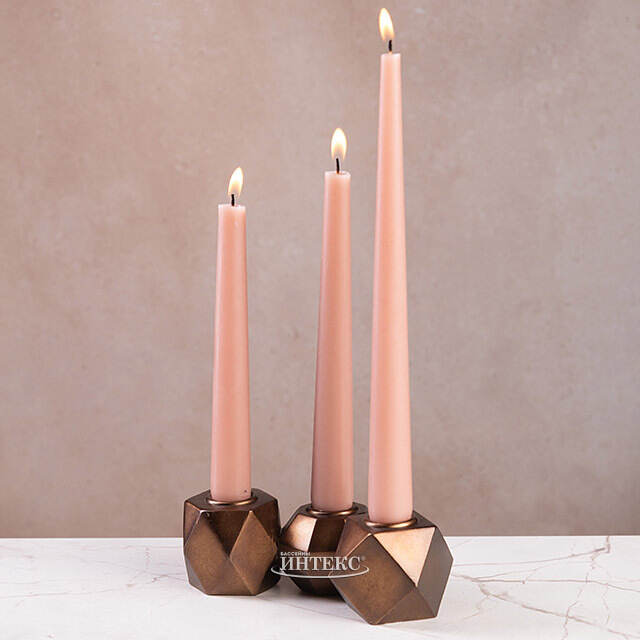 Металлический подсвечник De Bronzo 15 см Goodwill