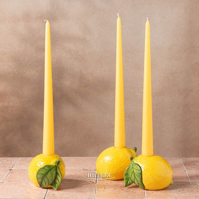 Декоративный подсвечник Сочный Лимон - Saltford 10 см Goodwill