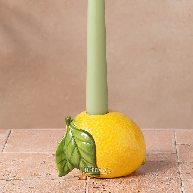 Декоративный подсвечник Сочный Лимон - Saltford 10 см Goodwill