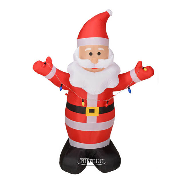 Надувная фигура Дед Мороз 190 см с подсветкой, IP44 Koopman
