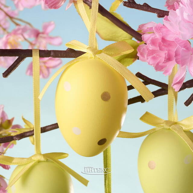 Пасхальные украшения Яйца Моррис 6 см, 6 шт Koopman (Купман)