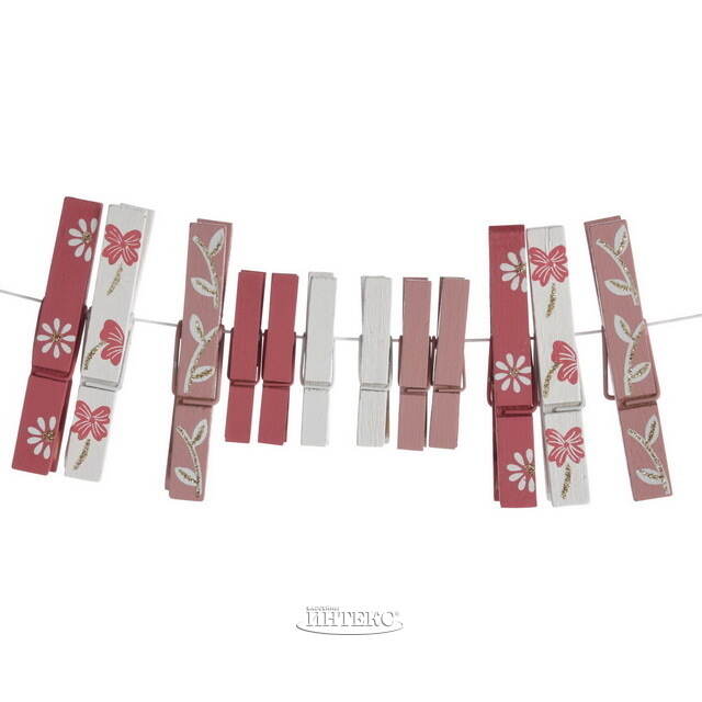 Декоративные прищепки Sweet Easter розовые, 12 шт Koopman