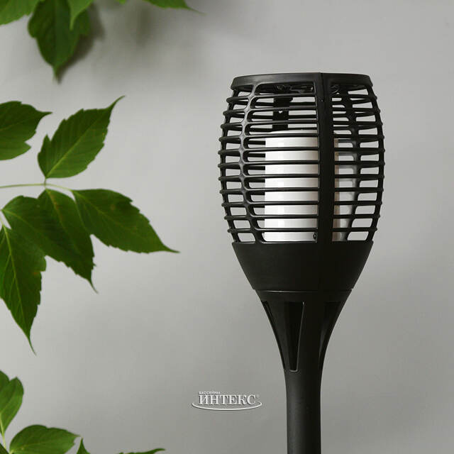 Садовый фонарь Solar Barro 3 в 1 на солнечной батарее 78*12 см, эффект живого пламени, IP44 Koopman (Купман)