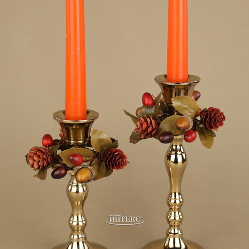 Венок для свечи Осенний Джаз 9 см Swerox