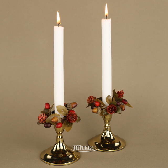 Венок для свечи Осенний Джаз 9 см Swerox