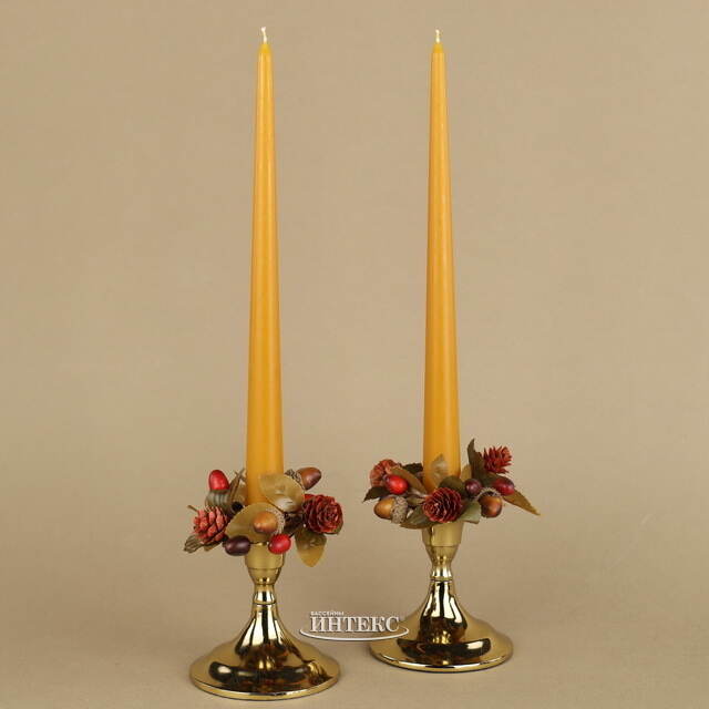 Венок для свечи Осенний Джаз 9 см Swerox