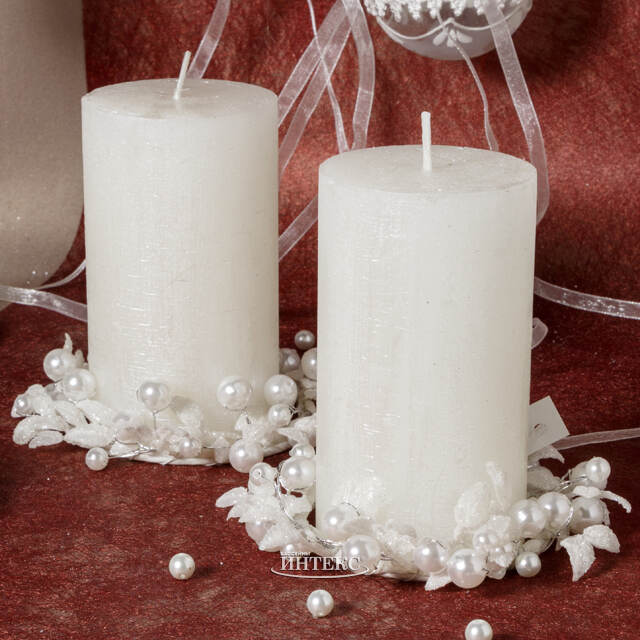 Венок для свечи Снежная Дымка 12 см Swerox (Сверокс)