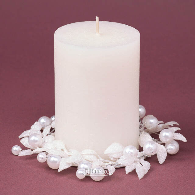 Венок для свечи Снежная Дымка 12 см Swerox (Сверокс)