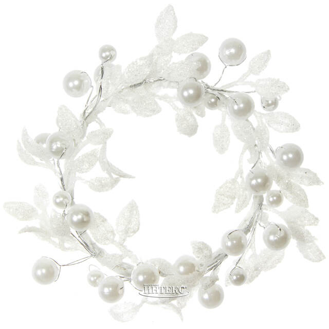 Венок для свечи Снежная Дымка 12 см Swerox (Сверокс)