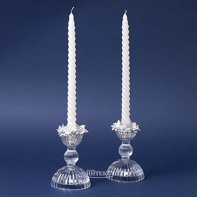 Венок для свечи Снегопад в Сан-Марино 7 см Swerox