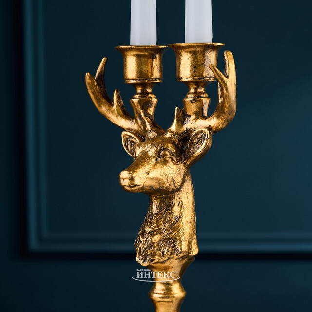 Канделябр на 2 свечи Breath of Fire - Stile Barocco 38 см Goodwill (Гудвилл)