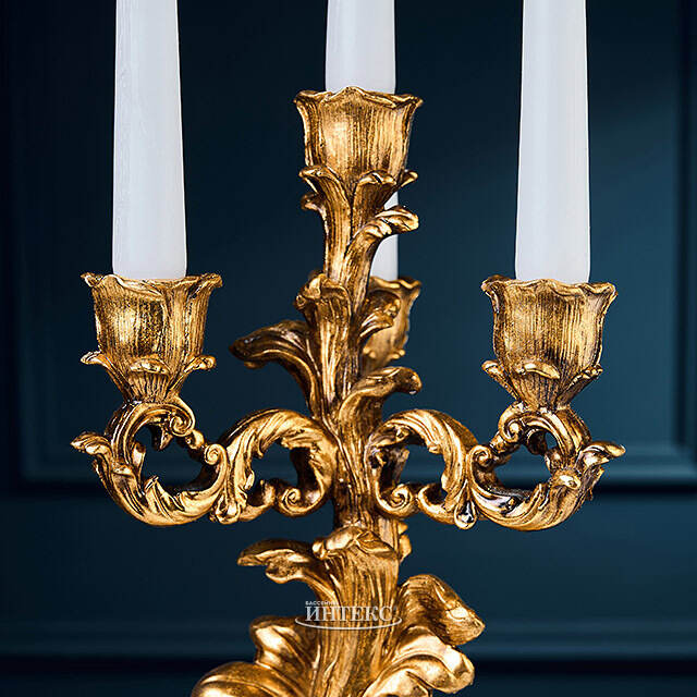 Канделябр на 4 свечи Shadowkeep - Stile Barocco 41 см Goodwill (Гудвилл)