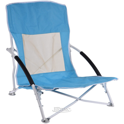 Пляжное кресло Siesta Beach голубое, до 110 кг Koopman