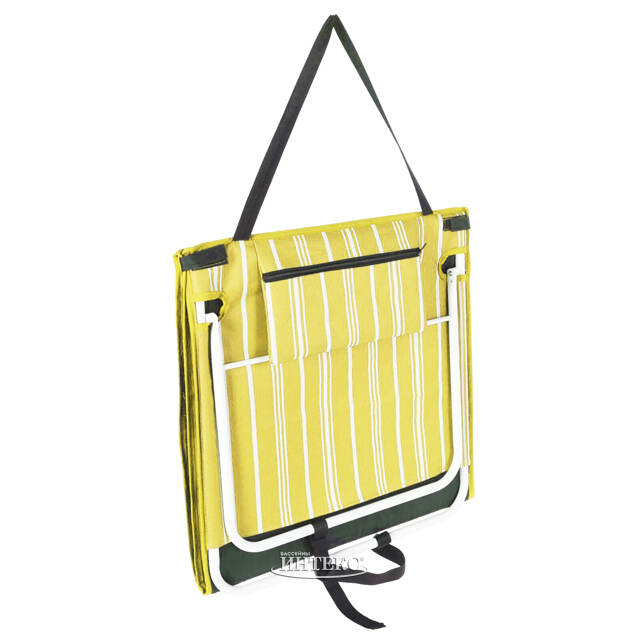 Складной пляжный коврик Del Mar 158*54 см желтый Koopman