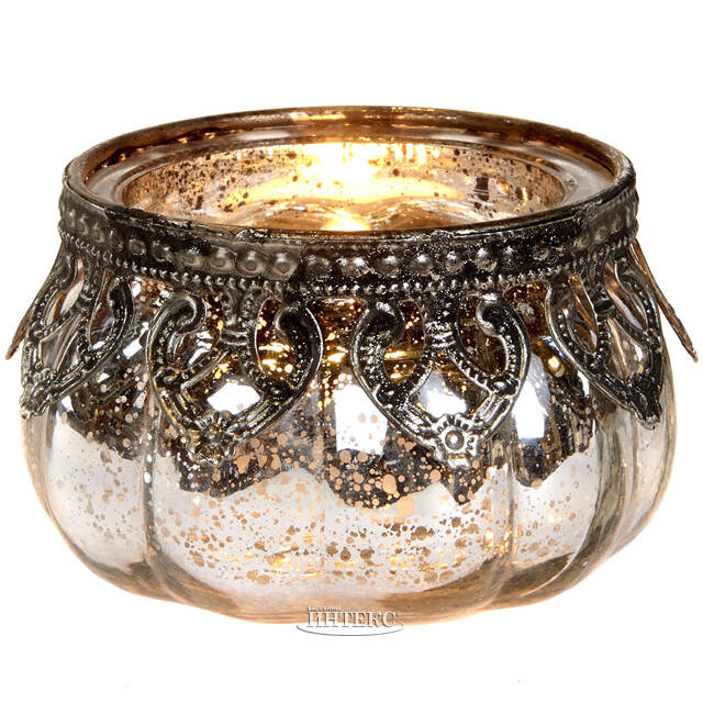 Стеклянный подсвечник Витторио 9 см Goodwill