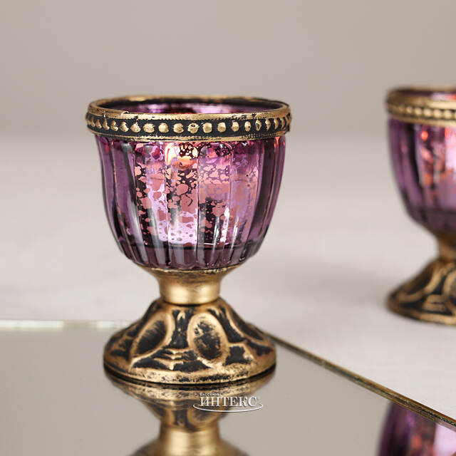 Стеклянный подсвечник Rinio la Muchi 8 см Goodwill