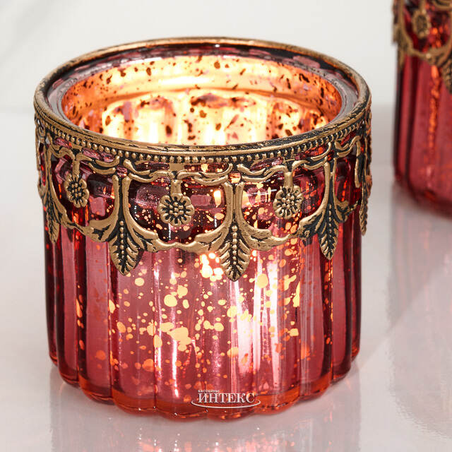 Стеклянный подсвечник стакан Arte e Fiamma - Opera di Luce 8 см Goodwill (Гудвилл)