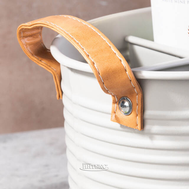 Подставка для вина Кампала на 6 бутылок 25*18*14 см бежевая Koopman