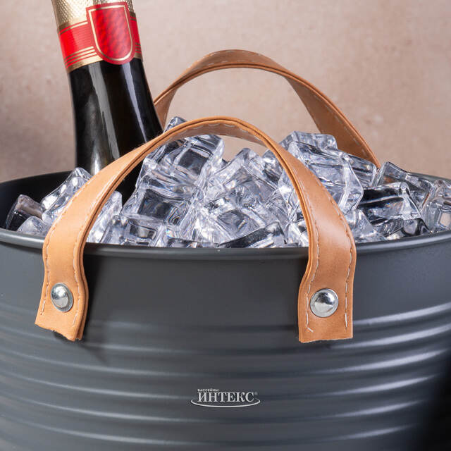 Ведро для льда Кампала 21*20 см черное Koopman