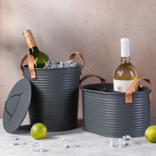 Ведро для льда Кампала 21*20 см черное Koopman