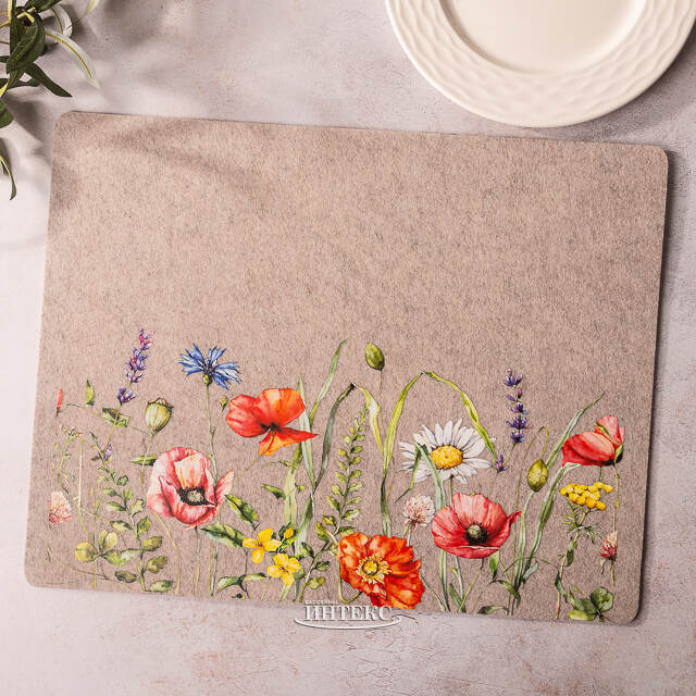 Плейсмат Meadow Field 45*35 см бежевый Koopman