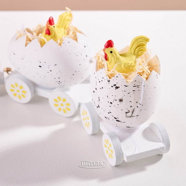 Декоративная фигурка Пасхальный Поезд Чудес 19 см белая Koopman (Купман)