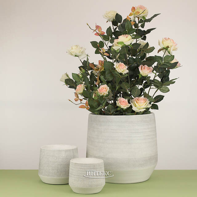 Керамическое кашпо Грей Джой 19 см Edelman (Эдельман)