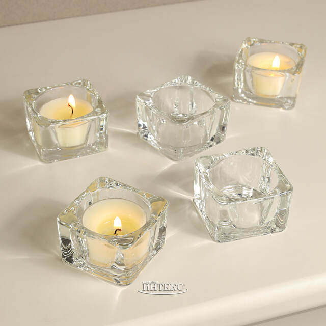 Набор стеклянных подсвечников Sauber 3 см, 5 шт Koopman (Купман)