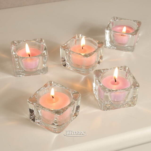 Набор стеклянных подсвечников Sauber 3 см, 5 шт Koopman (Купман)