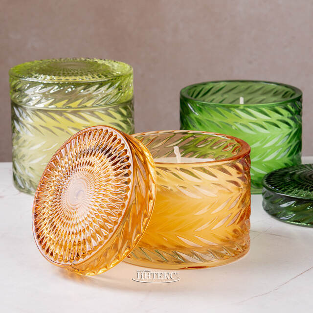 Ароматическая свеча Villesavin: Amber 9 см Koopman