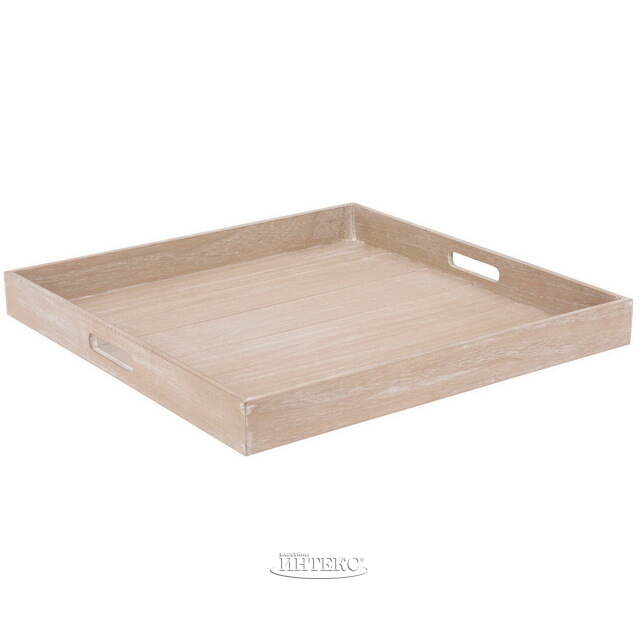 Набор деревянных подносов Alfgund 34-58 см, 3 шт, бежевый Koopman