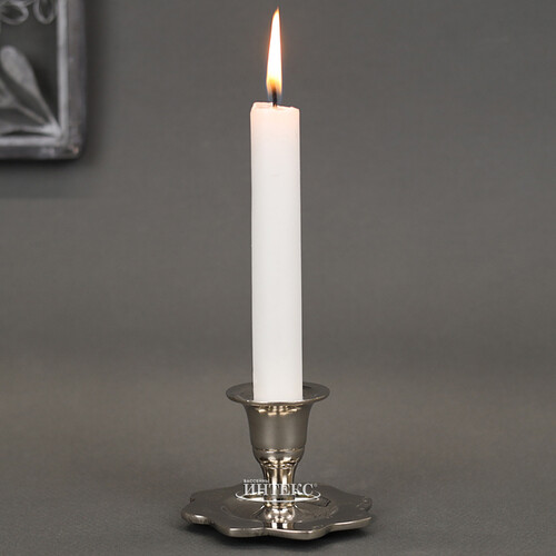 Подсвечник Серебряные Мечты на 1 свечу 7*6 см, резное основание Koopman